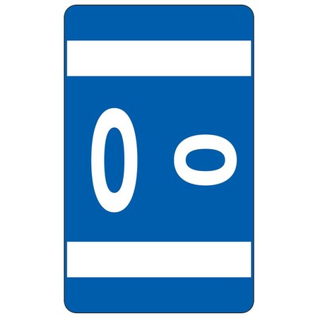 Smead Label, Accs, O, Drkbe, 100Ct Pk SMD67185